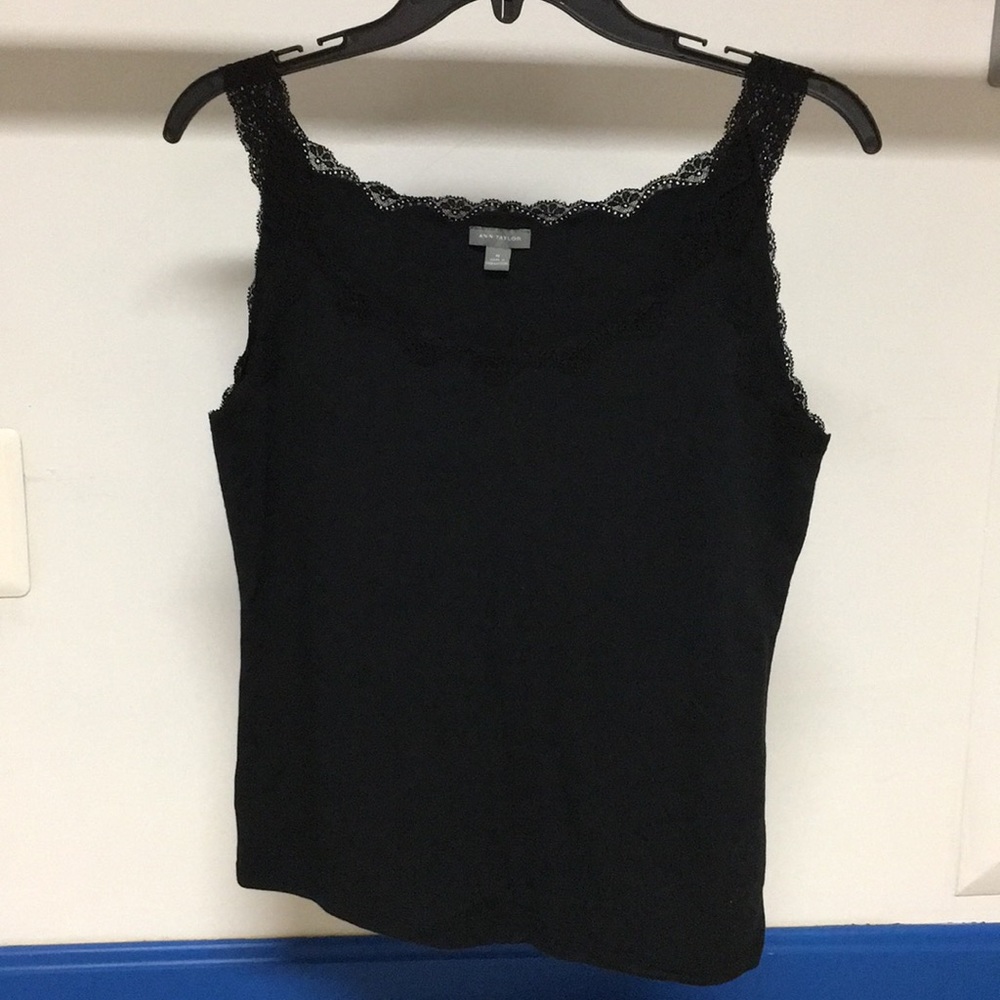 Ann Taylor Lace Trimmed Camisole- size M